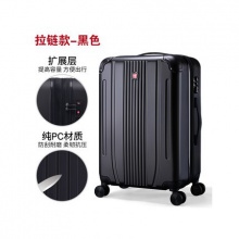 瑞士军刀行李箱男拉杆箱万向轮24寸旅行箱女皮箱密码箱商务登机箱