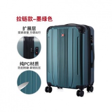 瑞士军刀行李箱男拉杆箱万向轮24寸旅行箱女皮箱密码箱商务登机箱