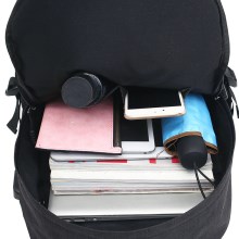 休闲双肩包韩版简约旅行背包电脑男包初中高中学生书包男时尚潮流